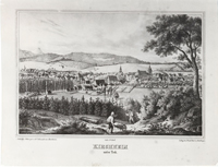 Kirchheim unter Teck von der Plochinger Steige aus, um 1840.
Bildarchiv #07018