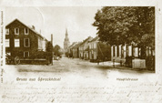 Hauptstraße um 1900 (Postkarte)
[Stadtarchiv Sprockhövel]